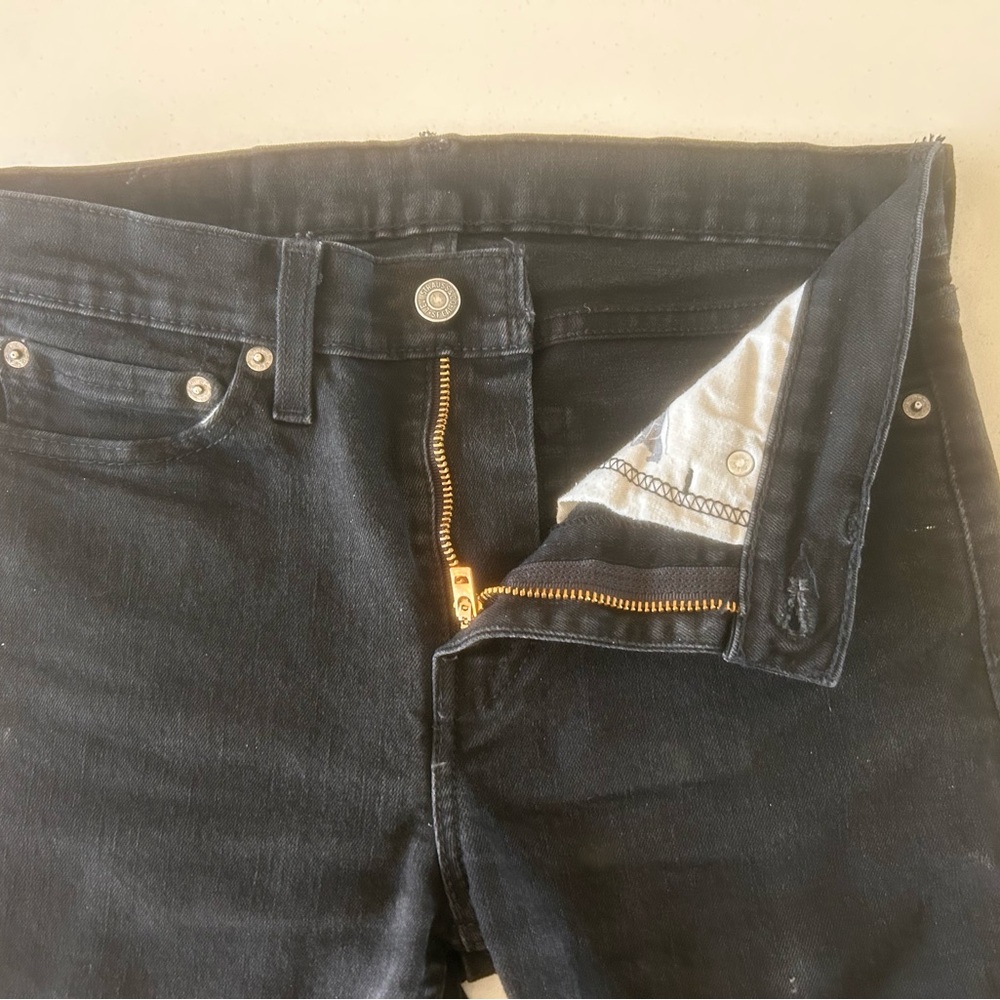 Levi's 510 Dark Denim Jeans 28x30 - Picture 3 of 4